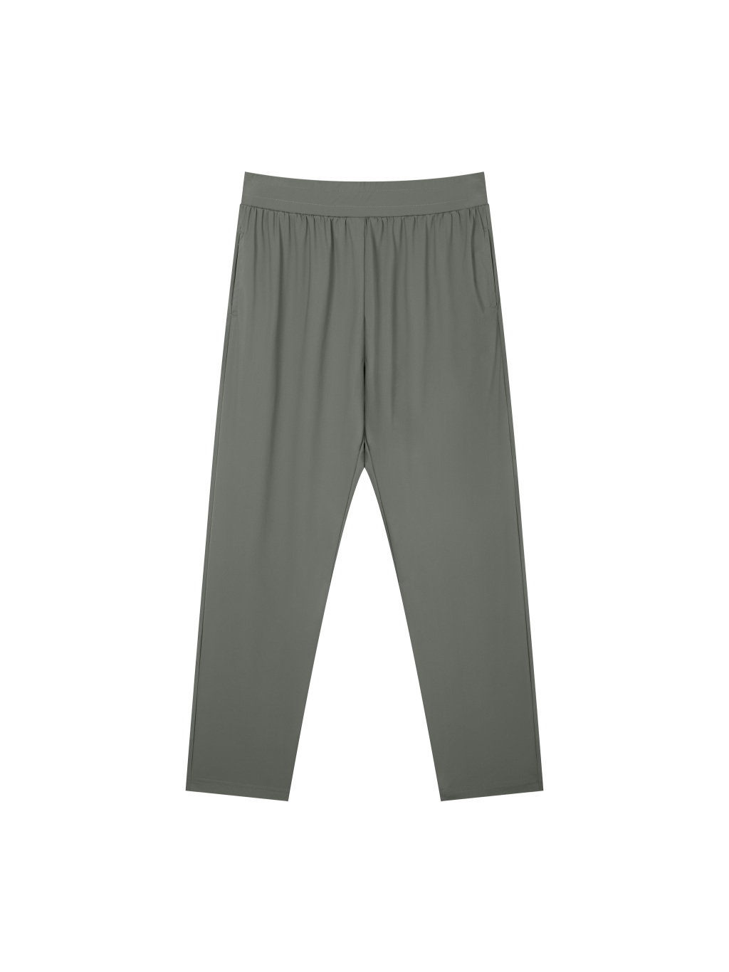 Men's Straight Leg Elastic Waist Pants - Main Image
