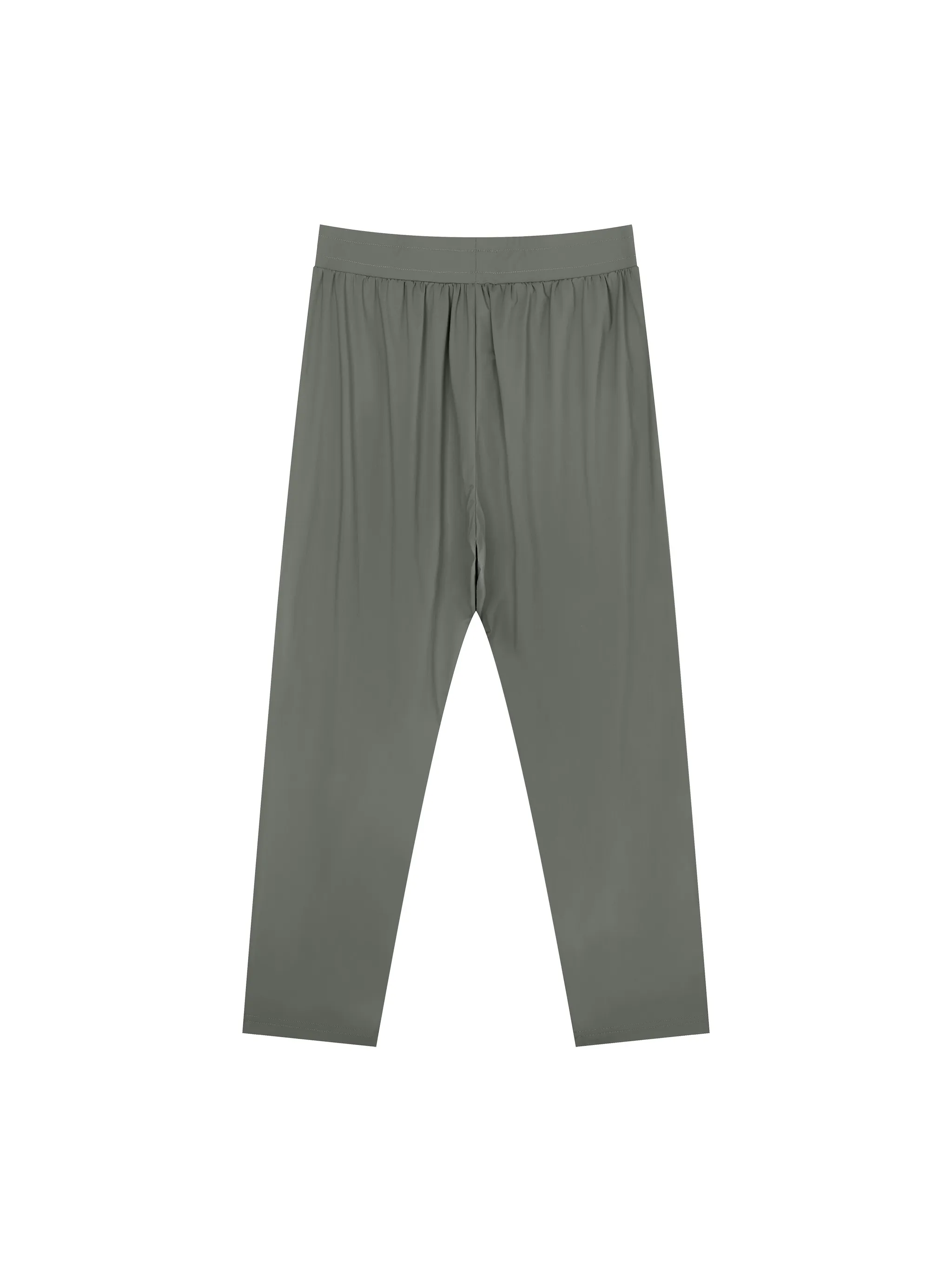 Men's Straight Leg Elastic Waist Pants