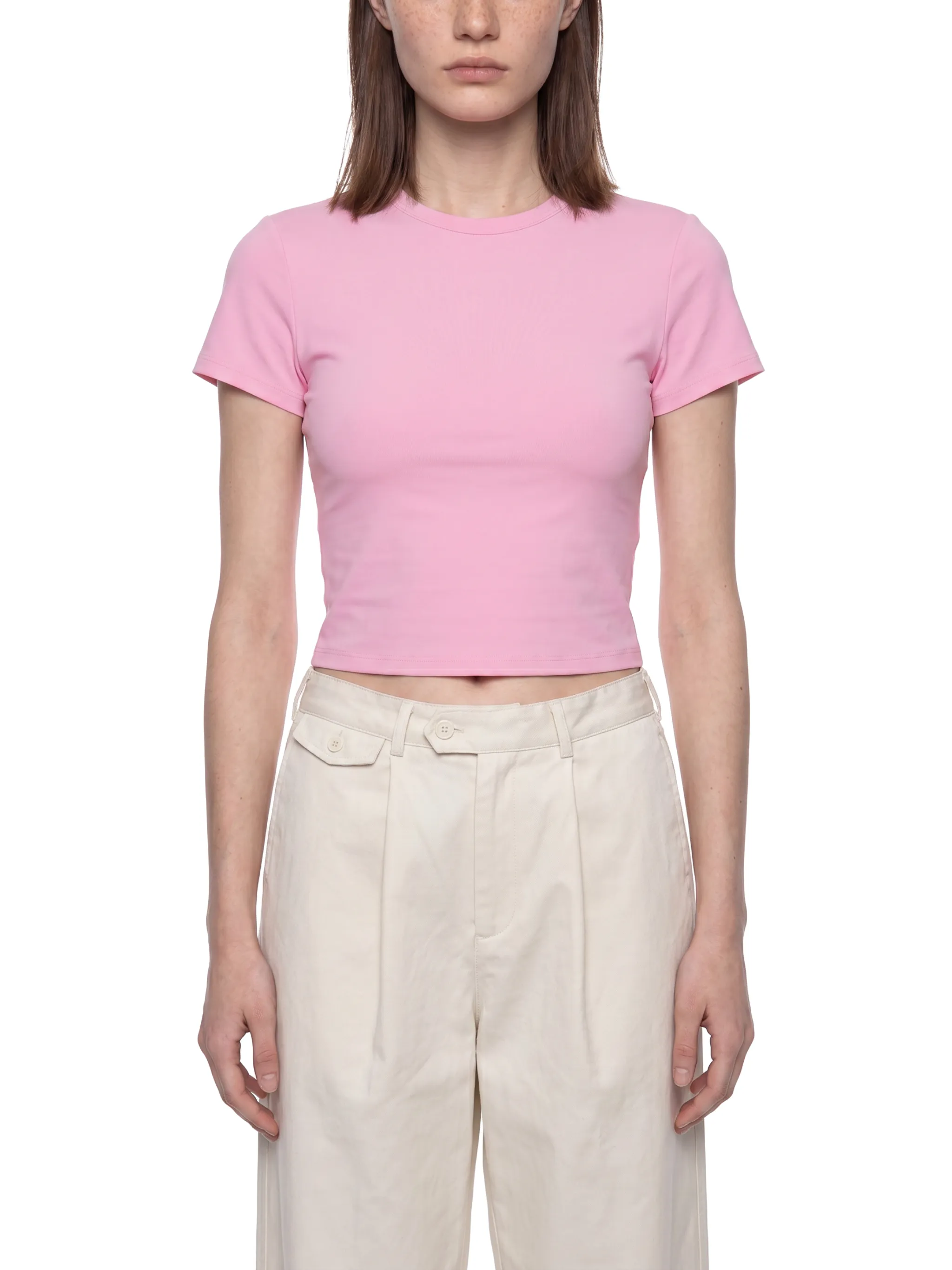 Women's Crewneck Crop T-Shirt