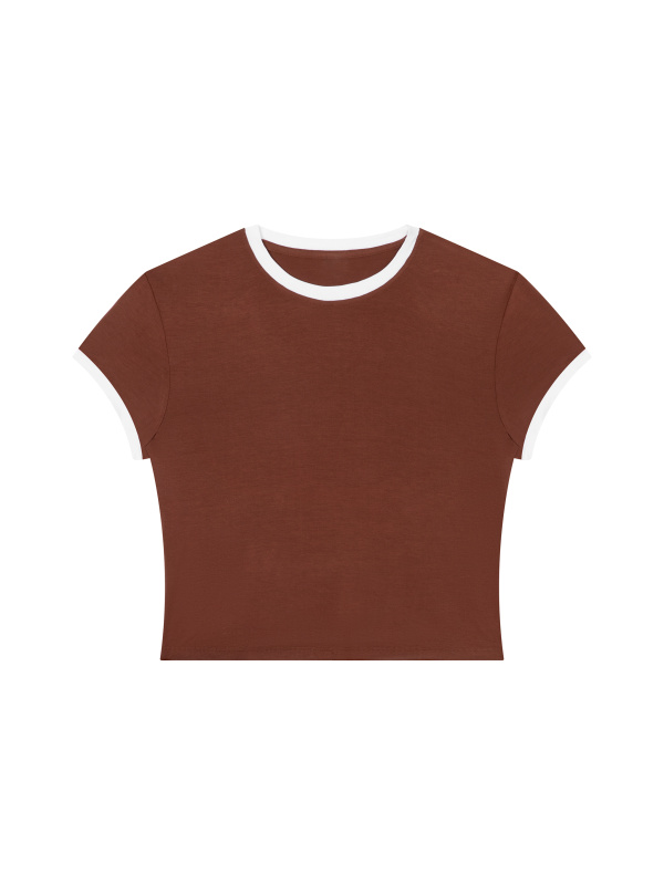 Women's Slim Color Block T-Shirt