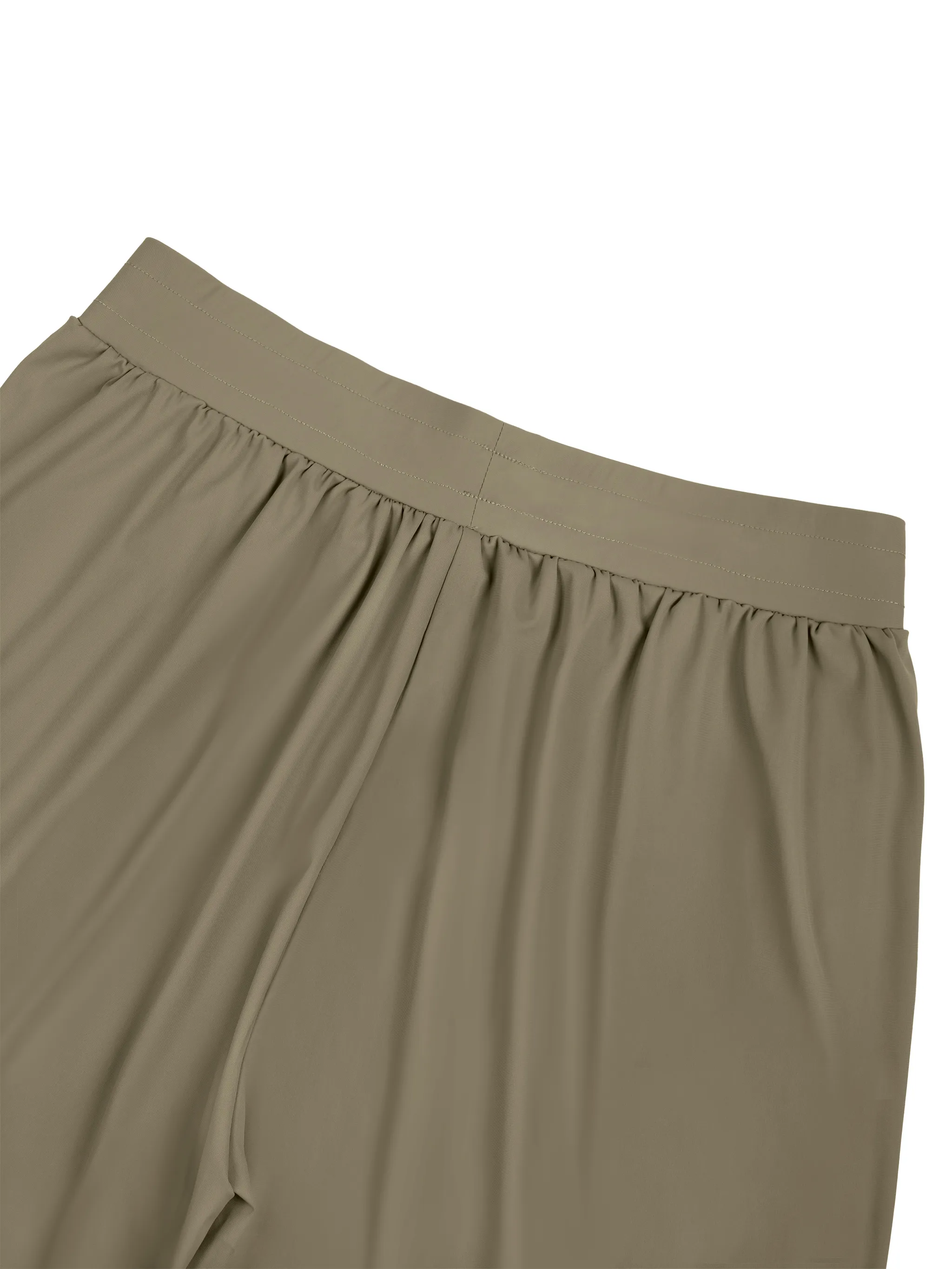 Men's Straight Leg Elastic Waist Pants