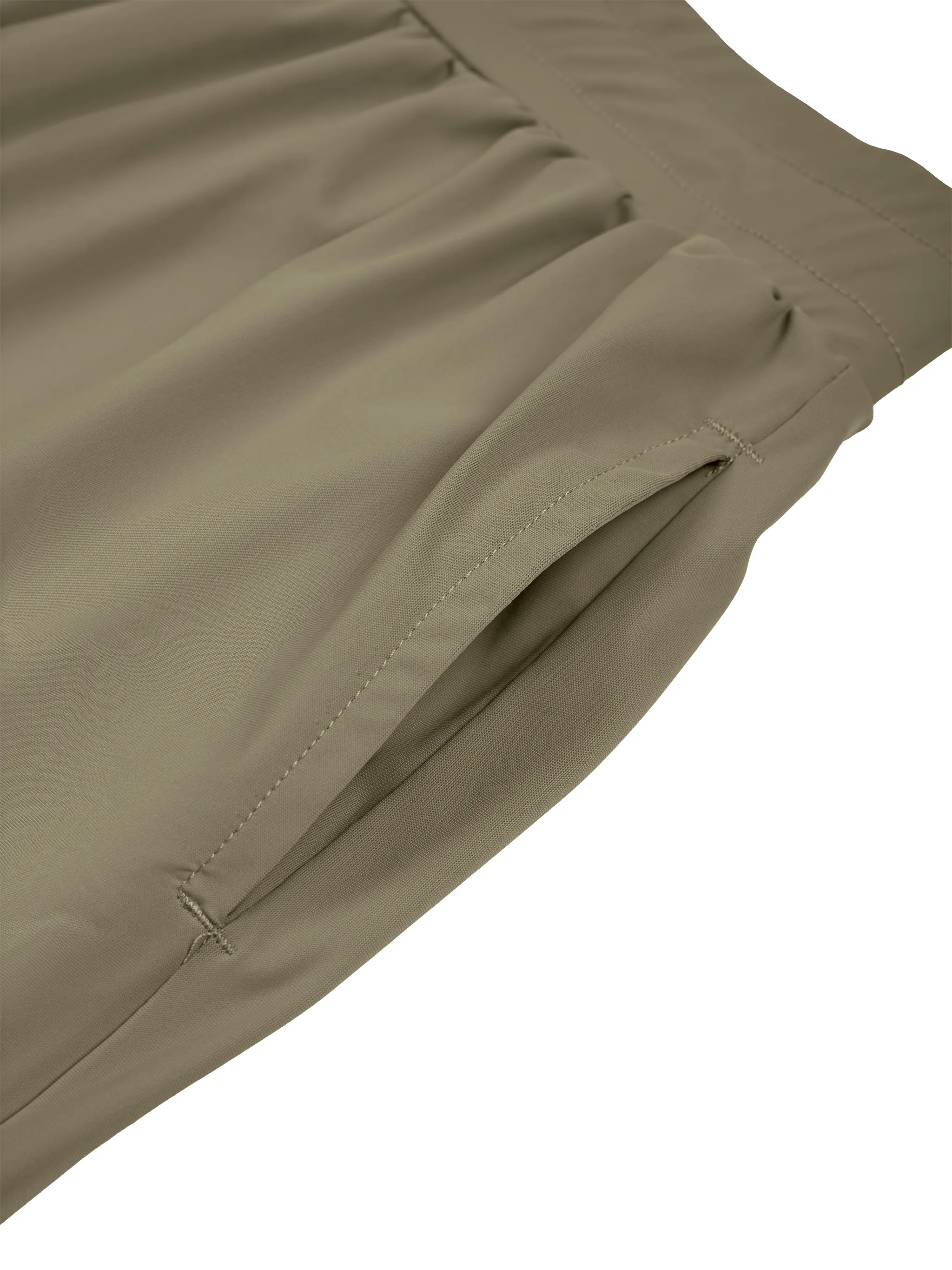 Men's Straight Leg Elastic Waist Pants