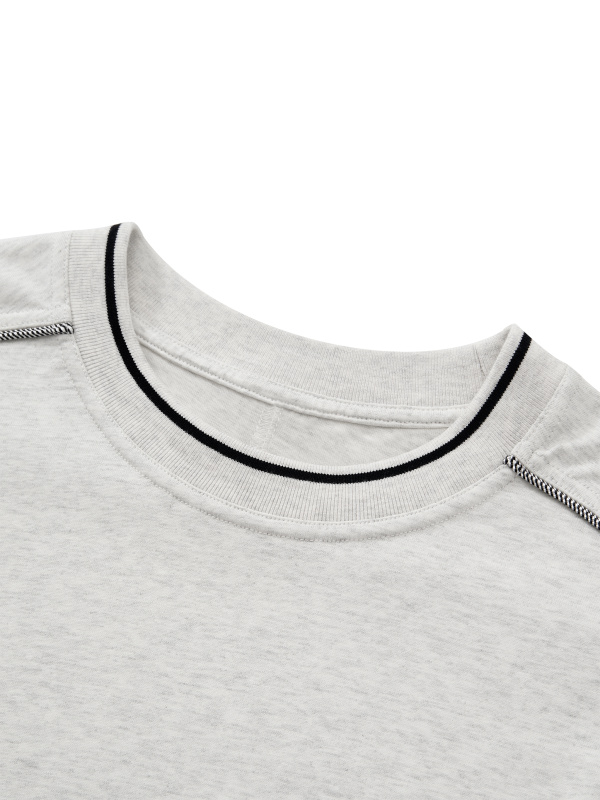 Unisex Oversized Contrast Tape T-Shirt