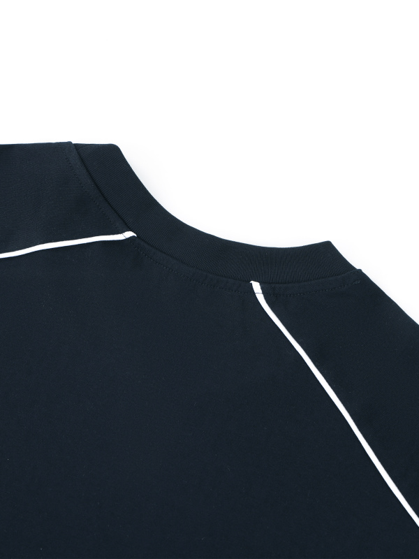 Unisex Heavyweight Boxy Piping T-Shirt
