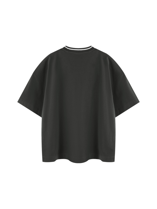 Unisex Boxy Ribbed T-Shirt