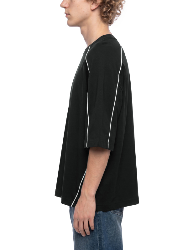 Unisex Heavyweight Boxy Piping T-Shirt