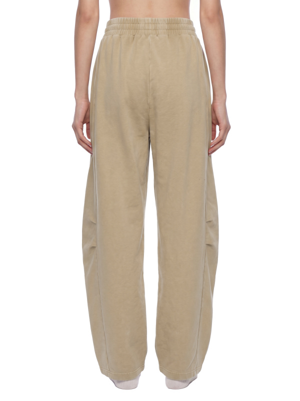 Unisex Mineral Wash Barrel Leg Pants