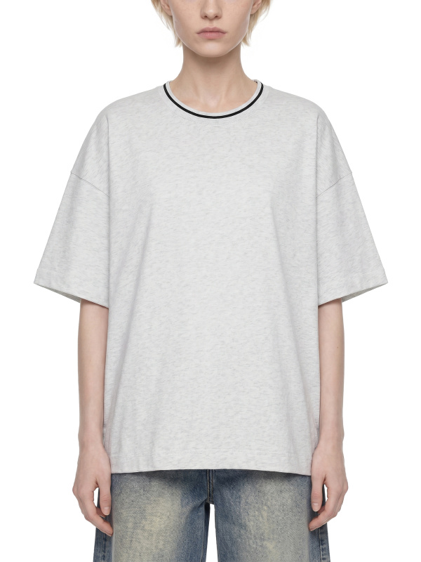 Unisex Boxy Ribbed T-Shirt