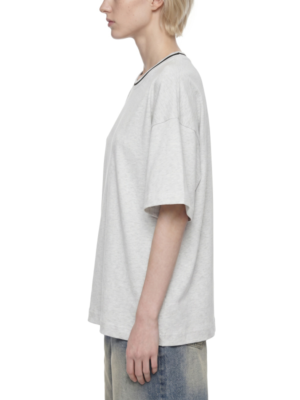 Unisex Boxy Ribbed T-Shirt