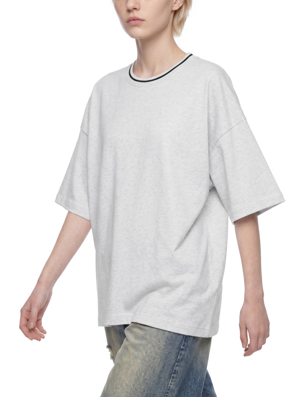 Unisex Boxy Ribbed T-Shirt