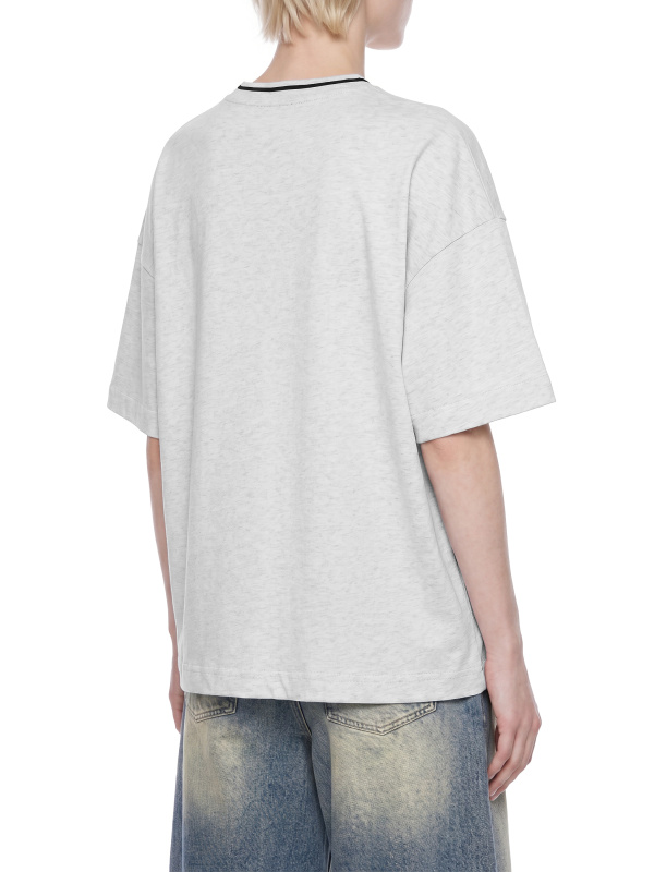 Unisex Boxy Ribbed T-Shirt