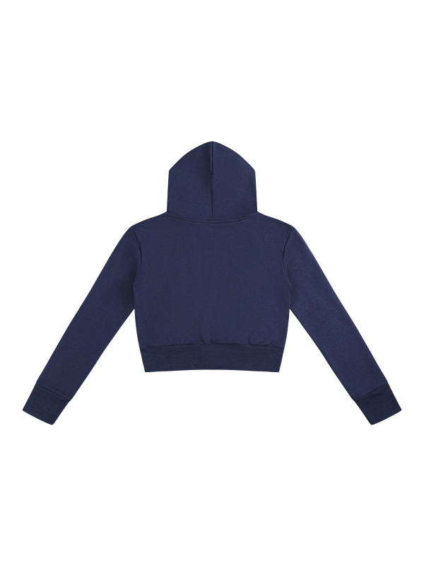 Women’s Slim Crop Full Zip Hoodie