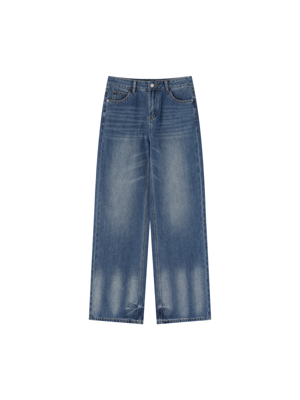 Women’s Vintage Wash Wide Leg Jeans