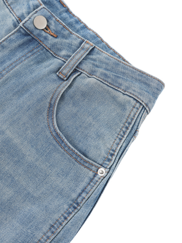 Women’s Vintage Wash High Rise Wide Leg Jeans