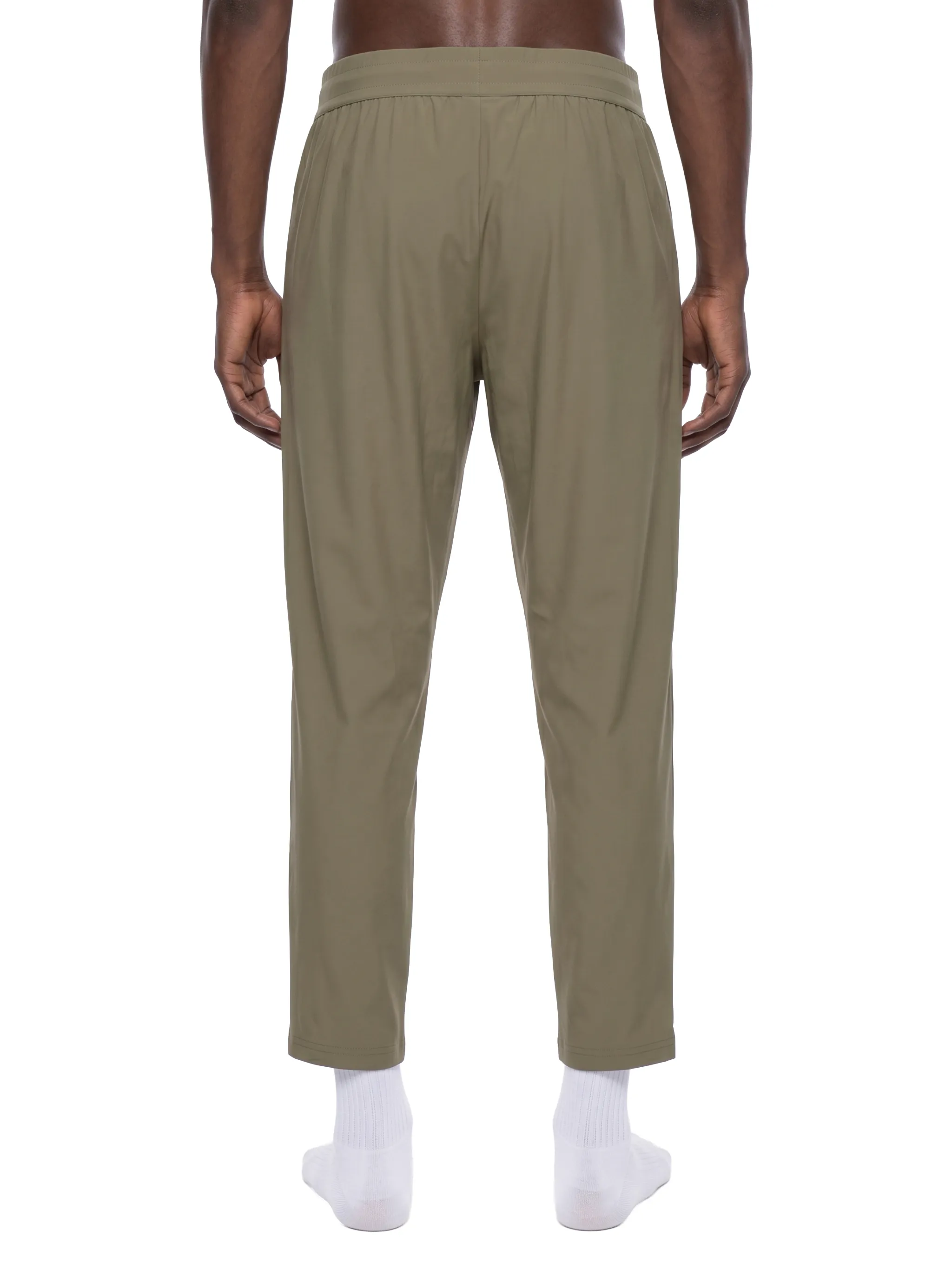Men's Straight Leg Elastic Waist Pants