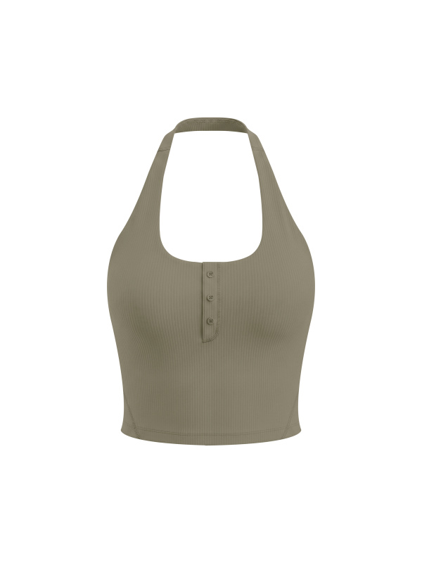 Women's Halter Yoga Tank Top