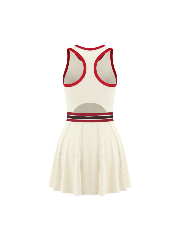 Women's Color Block A-Line Sleeveless Dress