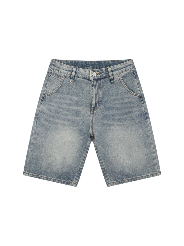 Men's Vintage Wash Denim Shorts
