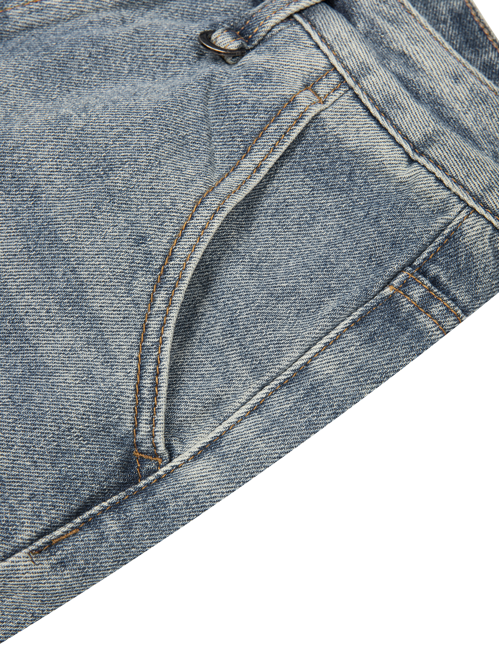 Men's Vintage Wash Denim Shorts #MB0020 | TAPSTITCH