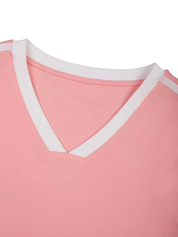 Women’s Slim Fit Color Block T-Shirt
