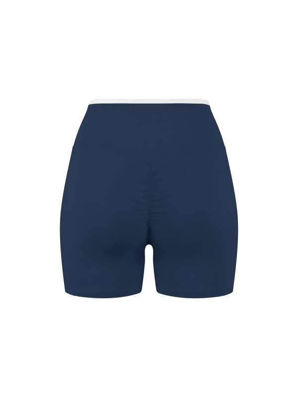 Women’s High Rise Color Block Yoga Shorts