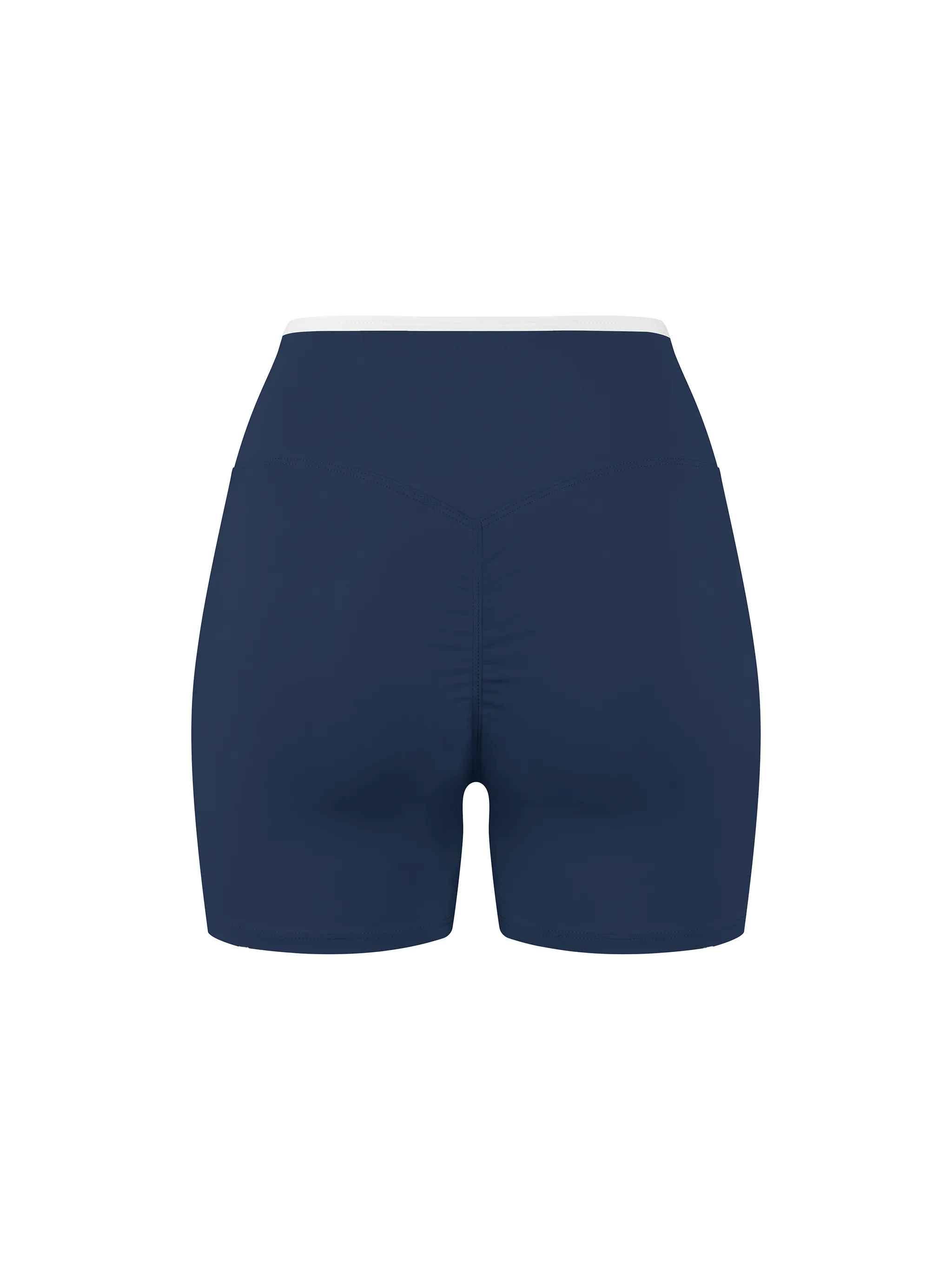 Women’s High Rise Color Block Yoga Shorts