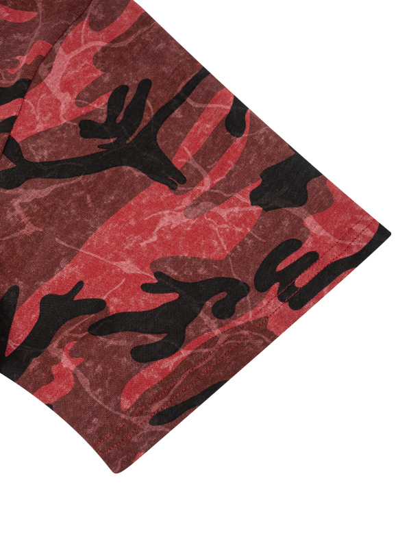 Unisex Boxy Camo Print T-Shirt