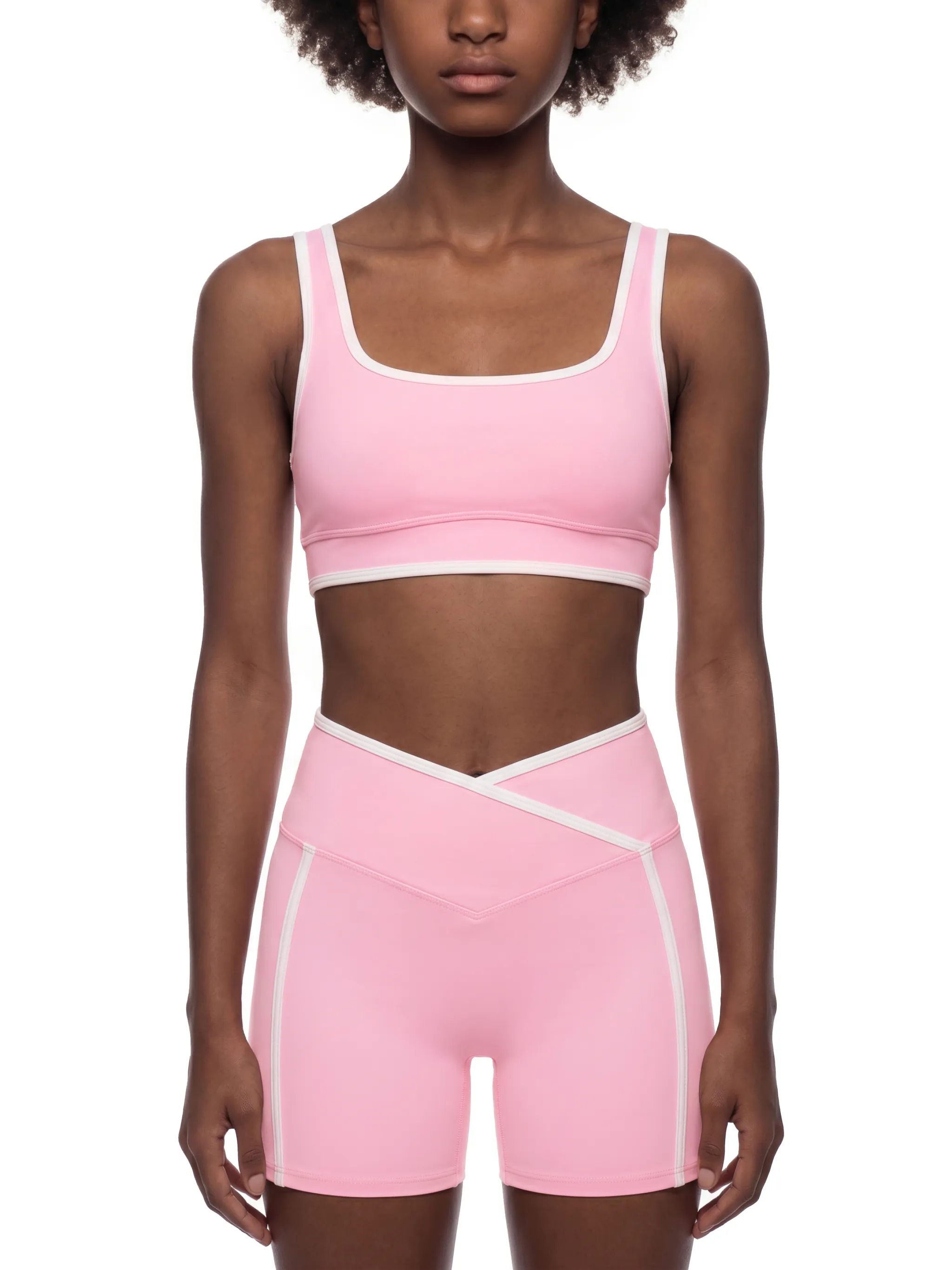 Women's Color Block Yoga Sports Bra