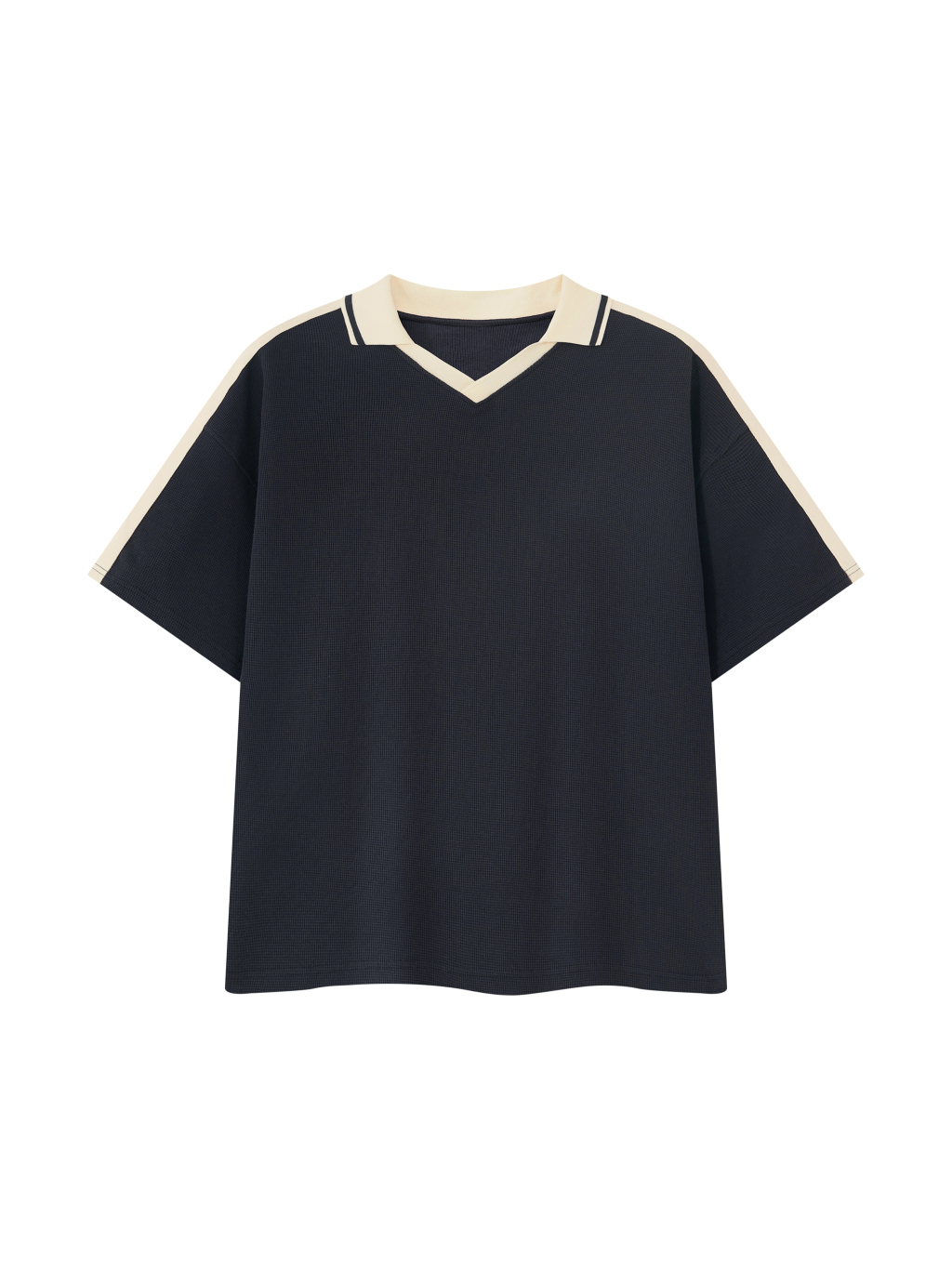 Unisex Color Block Polo Shirt - Main Image