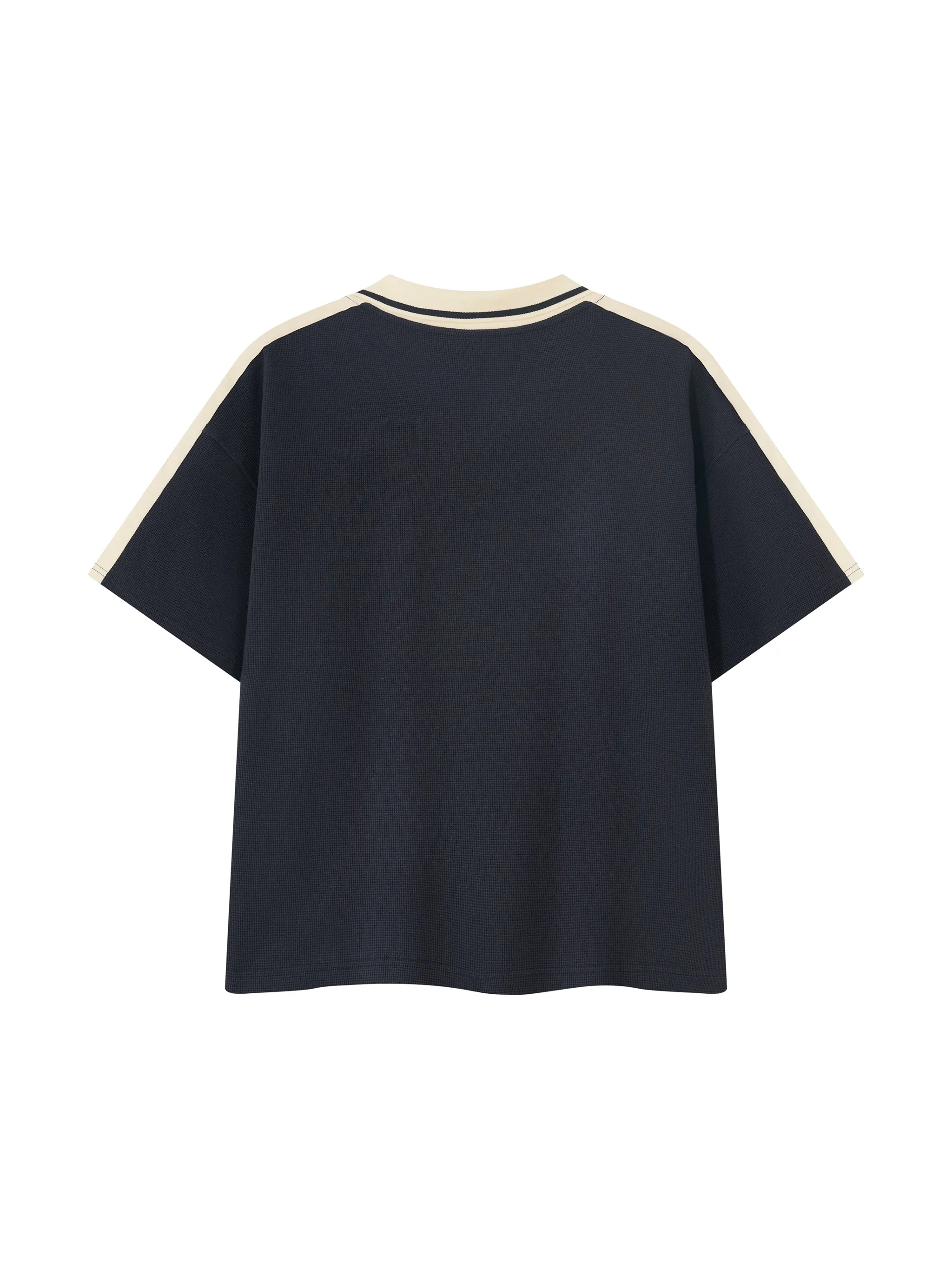 Unisex Color Block Polo Shirt