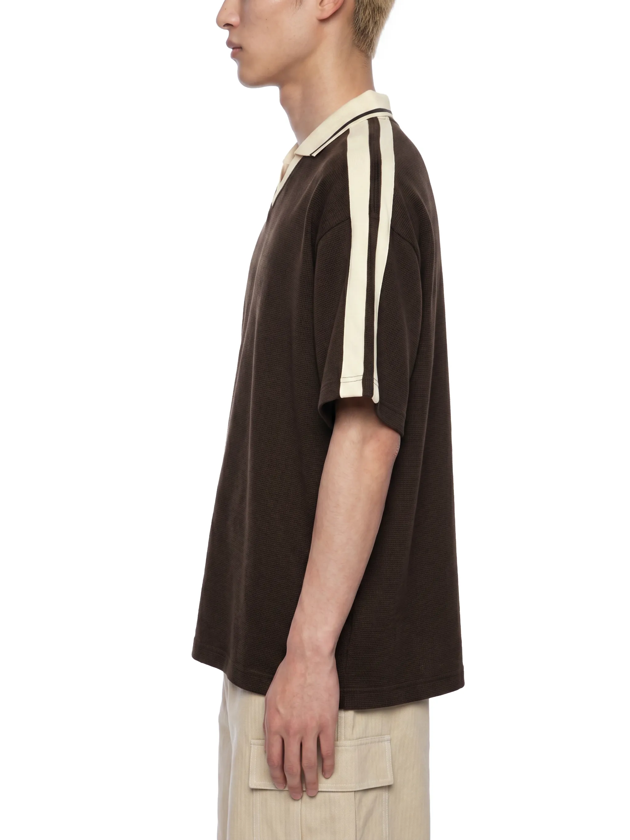 Unisex Color Block Polo Shirt
