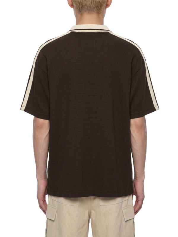 Unisex Color Block Polo Shirt