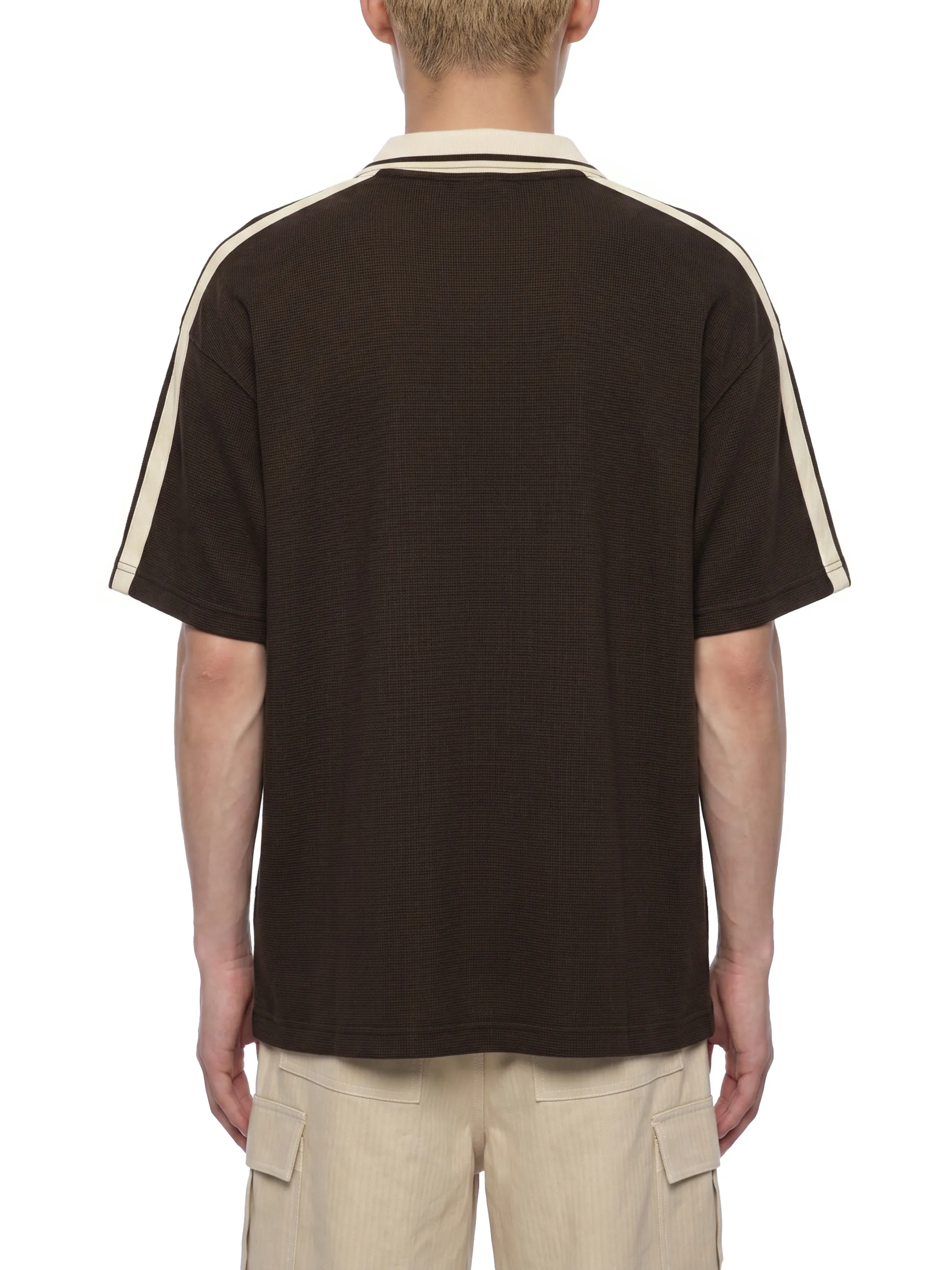 Unisex Color Block Polo Shirt
