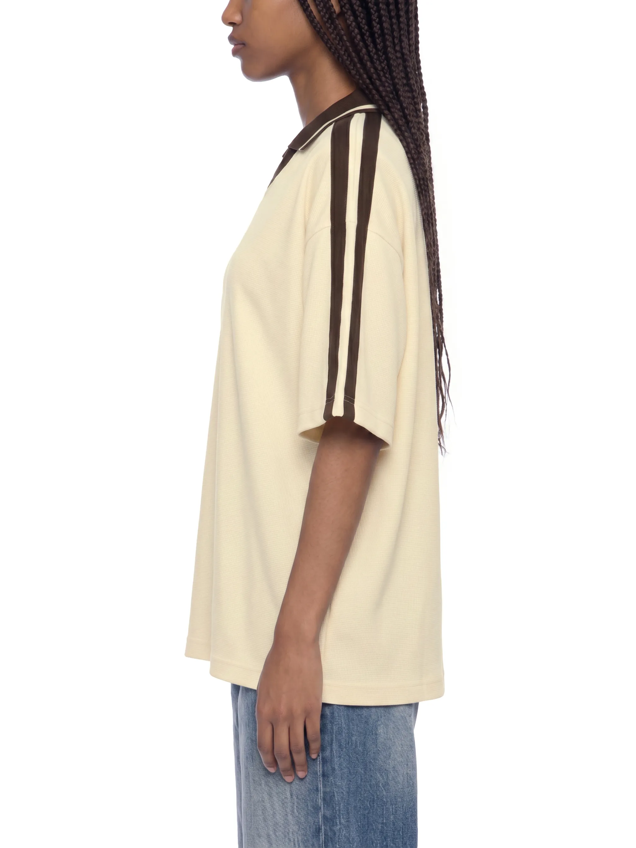 Unisex Color Block Polo Shirt