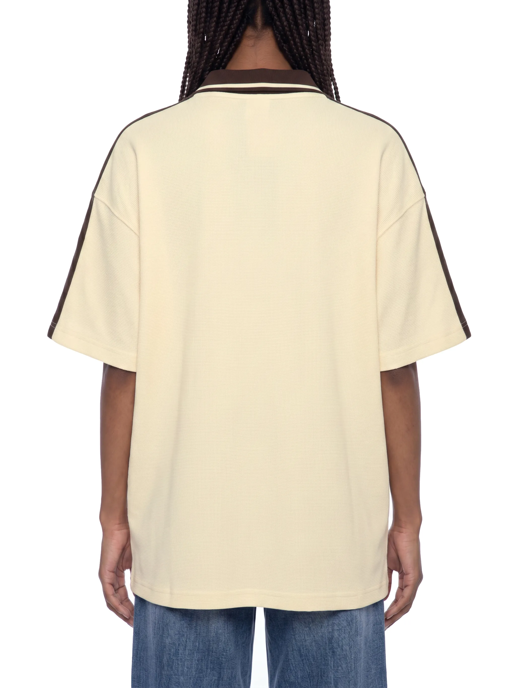 Unisex Color Block Polo Shirt