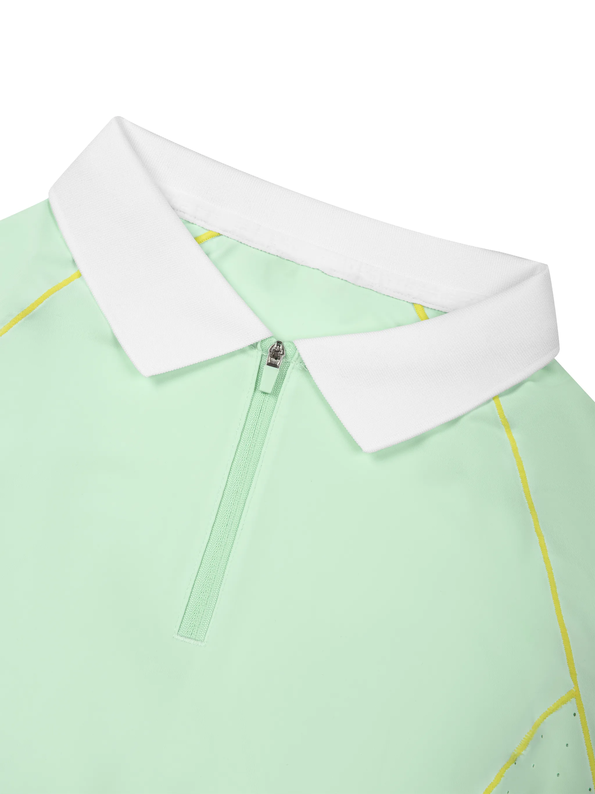 Women’s Slim Fit Quarter-Zip Polo Shirt