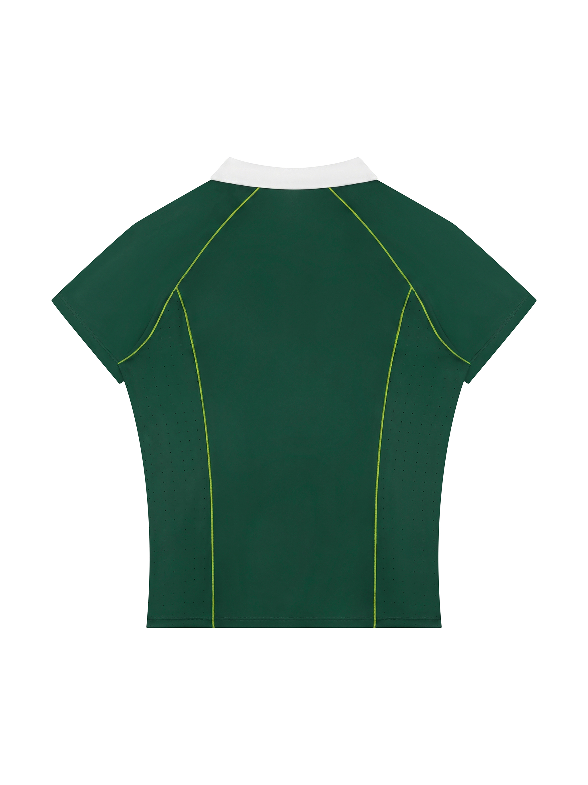 Women's Slim Fit Quarter-Zip Polo Shirt #WT0163 | TAPSTITCH