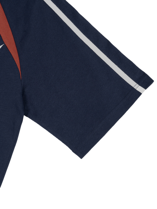 Unisex Color Block V-Neck T-Shirt
