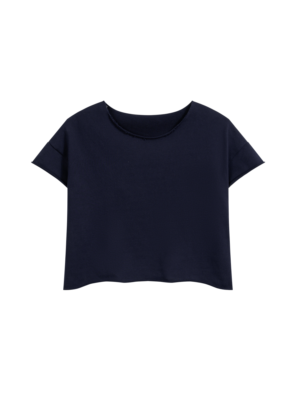 Unisex Heavyweight Boxy Raw Edge T-Shirt - Main Image