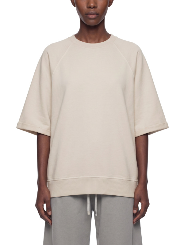 Unisex Vintage Wash Boxy Short Sleeve Sweatshirt