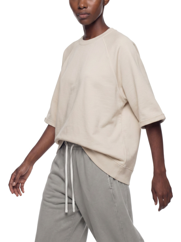 Unisex Vintage Wash Boxy Short Sleeve Sweatshirt