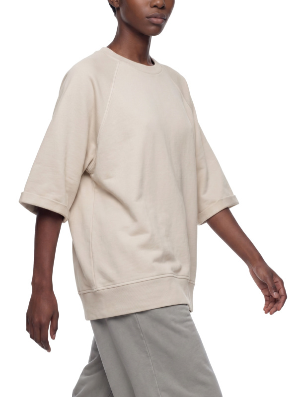 Unisex Vintage Wash Boxy Short Sleeve Sweatshirt