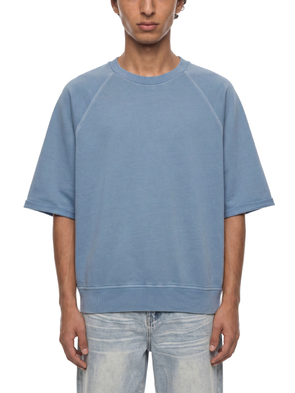 Unisex Vintage Wash Boxy Short Sleeve Sweatshirt