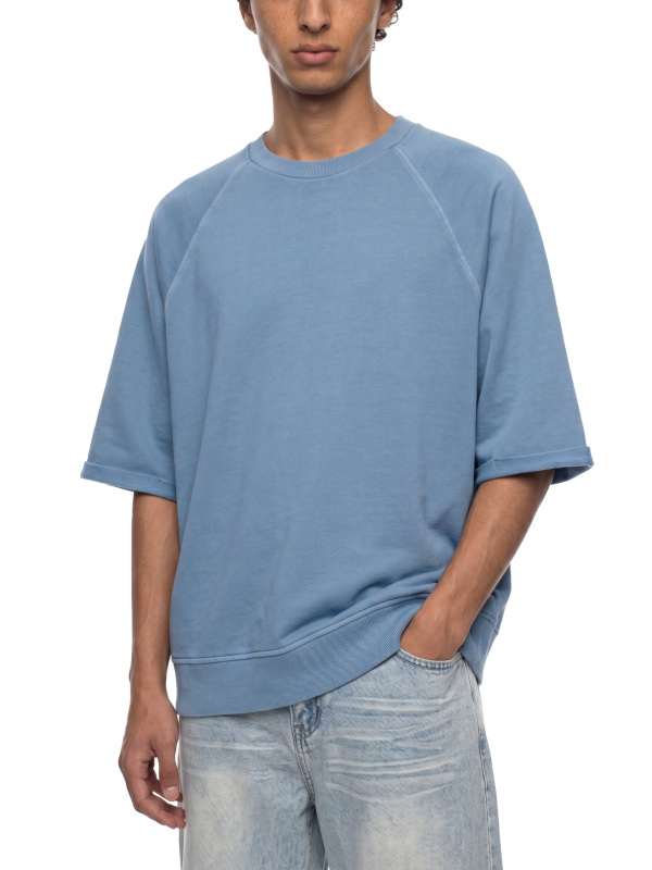Unisex Vintage Wash Boxy Short Sleeve Sweatshirt