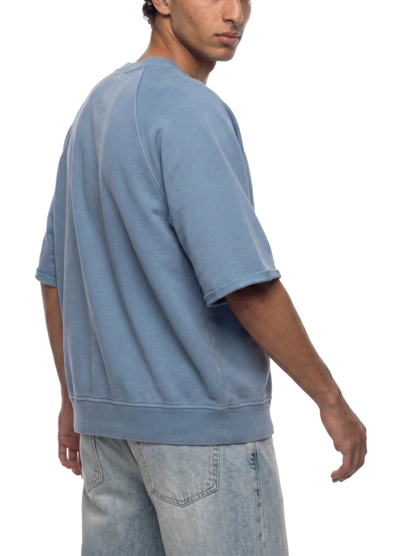 Unisex Vintage Wash Boxy Short Sleeve Sweatshirt