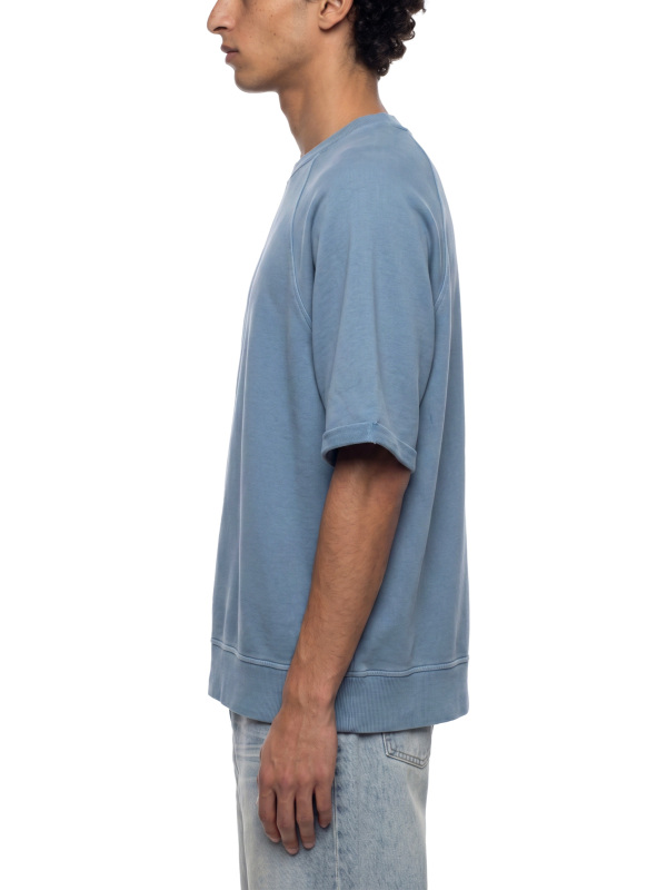 Unisex Vintage Wash Boxy Short Sleeve Sweatshirt