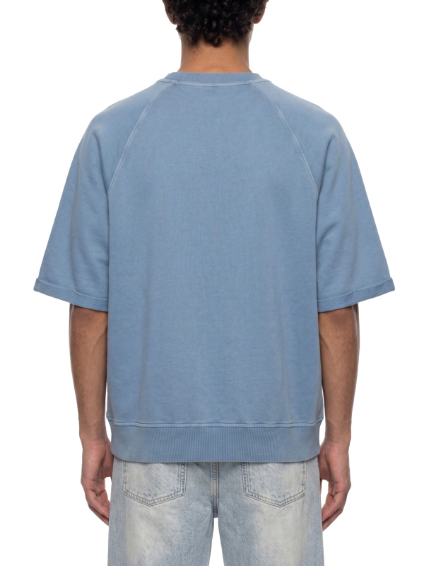 Unisex Vintage Wash Boxy Short Sleeve Sweatshirt