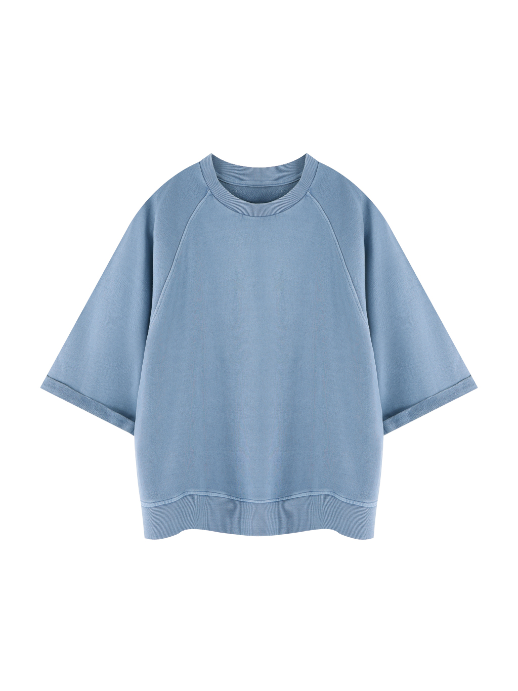 Unisex Vintage Wash Boxy Short Sleeve Sweatshirt - Main Image