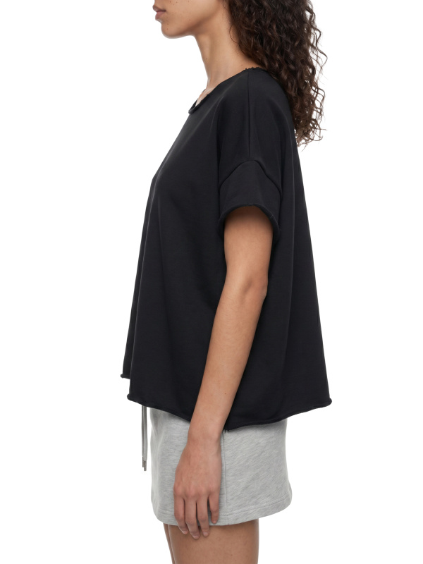 Unisex Heavyweight Boxy Raw Edge T-Shirt
