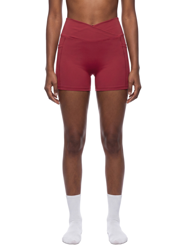 Women’s High Rise Pocket Yoga Shorts 